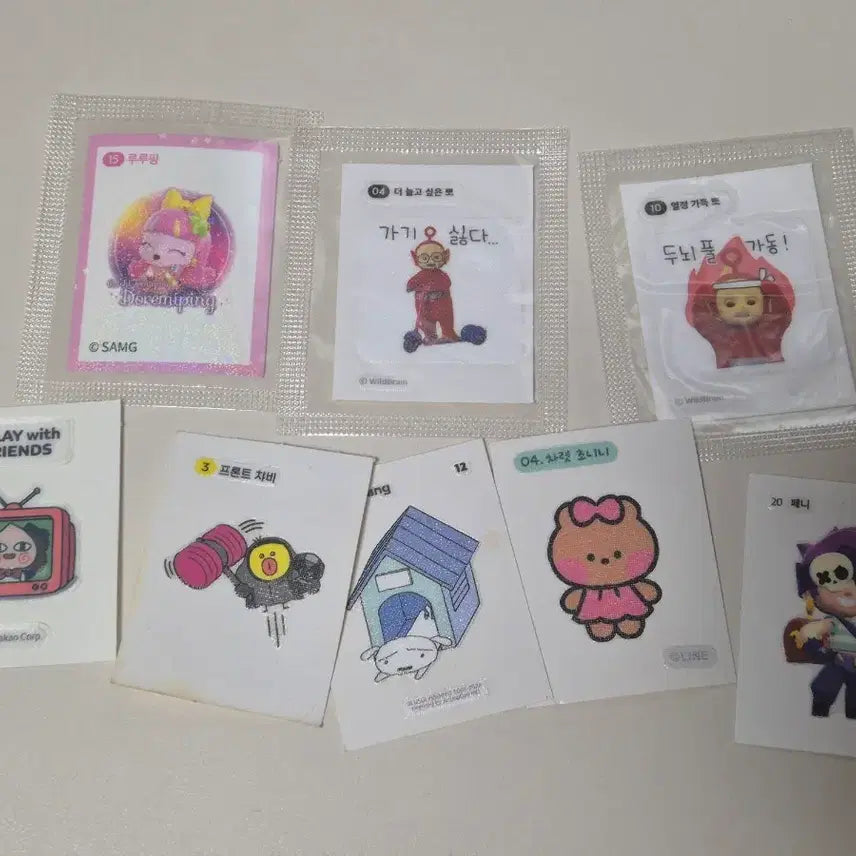 [BUNJANG] CU Convenience Store Sticker Bundle Set / CU편의점 띠부띠부씰 일괄