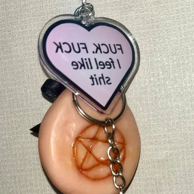 [BUNJANG] Madpunk Gothic Custom Keyring / 매드펑크 고스 커스텀 키링 양산형지뢰계 멘헤라 서브컬쳐 스트릿