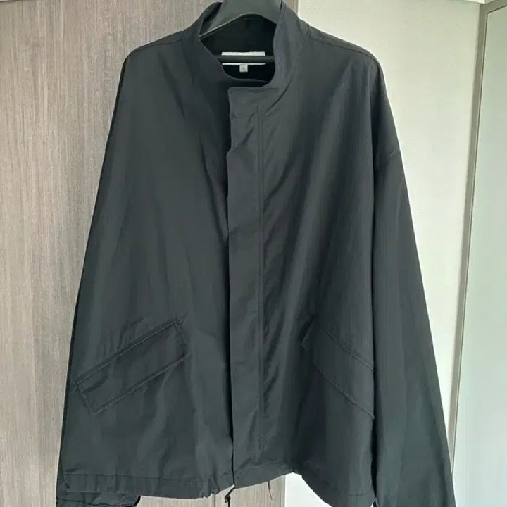 [BUNJANG] Brown Yak Black Stand Collar Zip-Up Jacket / 브라운야드 / 블랙 스탠드 카라 집업 자켓 / 5사이즈