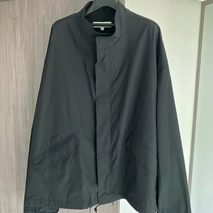 [BUNJANG] Brown Yak Black Stand Collar Zip-Up Jacket / 브라운야드 / 블랙 스탠드 카라 집업 자켓 / 5사이즈