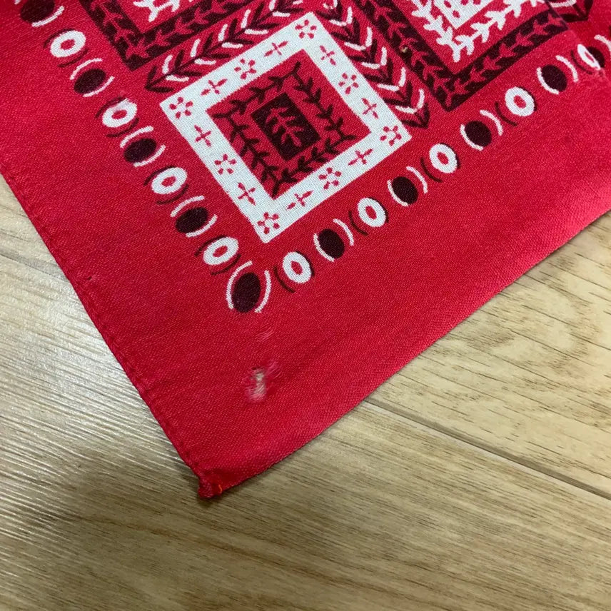 [BUNJANG] 1940s-1950s Original Tuside Bandana (All Cotton) / 40s~50s Tuside 반다나
