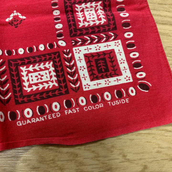 [BUNJANG] 1940s-1950s Original Tuside Bandana (All Cotton) / 40s~50s Tuside 반다나