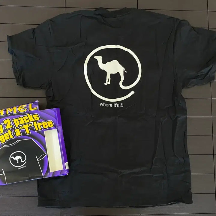 [BUNJANG] 90s Vintage Camel T-Shirt XL / (XL) 90s 빈티지 카멜 where it&