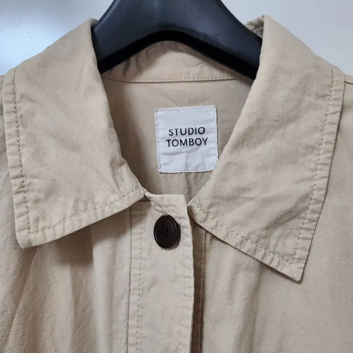 [BUNJANG] Studio Tomboy Linen Shirt Jacket / 스튜디오 톰보이 린넨 셔츠형 자켓