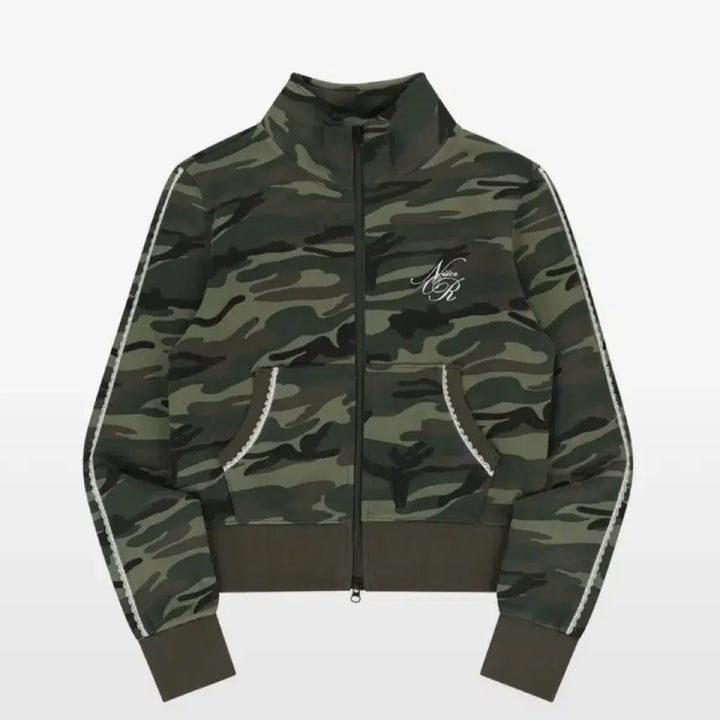[BUNJANG] Near and Dear Camo Zip-Up Jacket (Fall) / 니어노어 카모 집업 (가을착용)