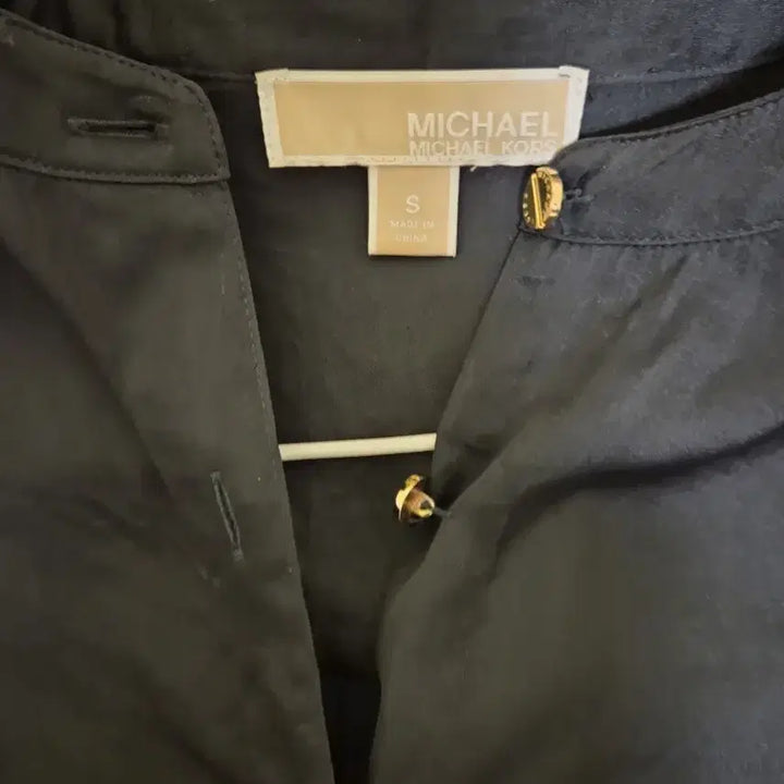 [BUNJANG] Michael Kors Black Long Shirt Blouse S / 마이클코어스 블랙 롱 셔츠 블라우스s