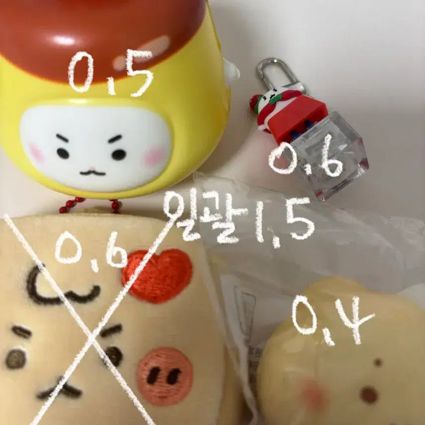 [BUNJANG] MangGom Stress Ball, Squishy, Keycap, Keyring, Pouch, Wallet Set / 망곰 굿즈 스트레스볼 말랑이 키캡 키링 파우치 지갑
