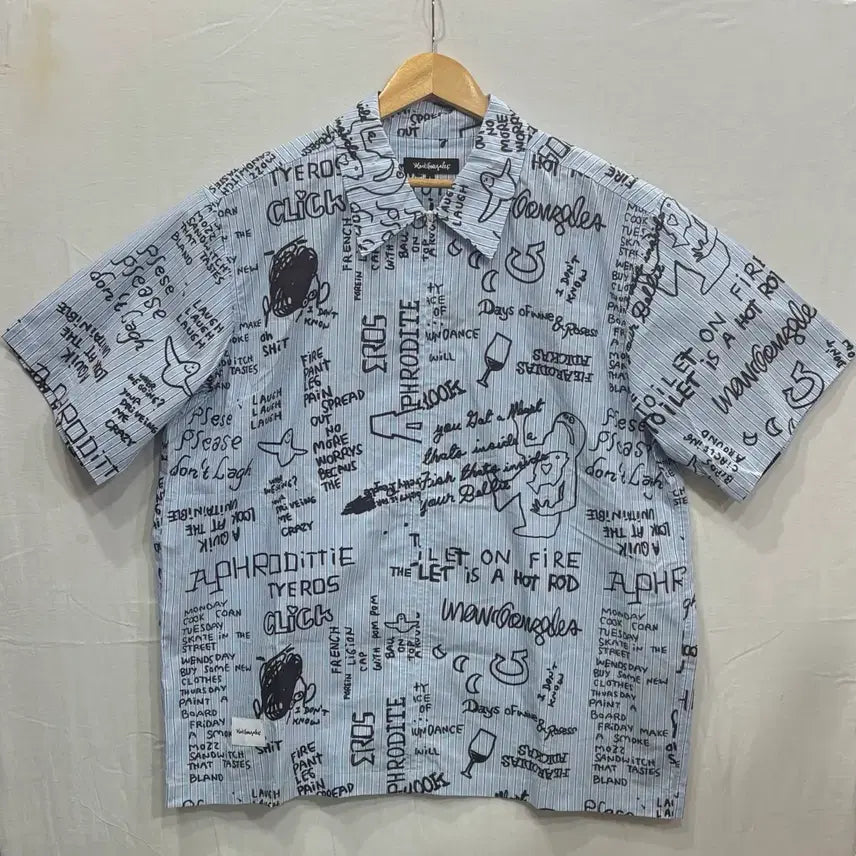 [BUNJANG] Mark Gonzales Zip-Up Shirt / 마크곤잘레스 집업셔츠