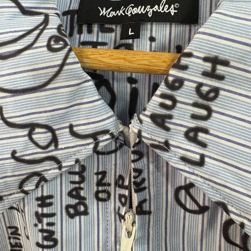 [BUNJANG] Mark Gonzales Zip-Up Shirt / 마크곤잘레스 집업셔츠