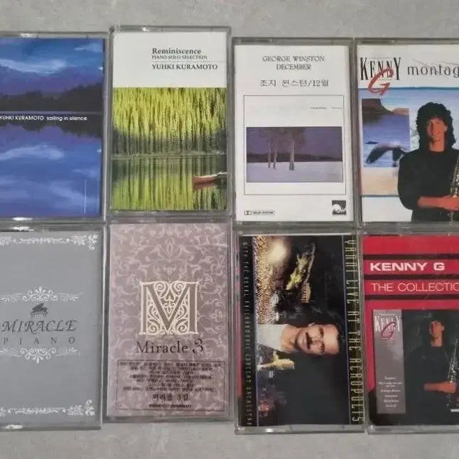 [BUNJANG] Yuhki Kuramoto, George Winston, Yanni Cassette Tape Bundle Set / 유키구라모토 조지윈스턴 야니 등 카세트테이프 일괄