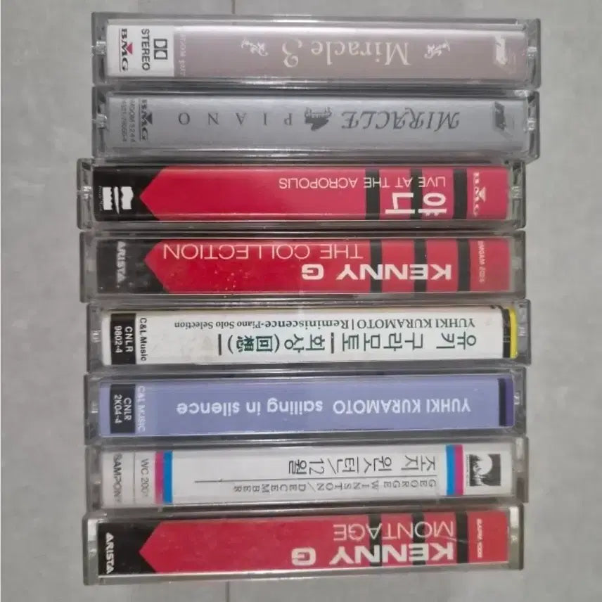 [BUNJANG] Yuhki Kuramoto, George Winston, Yanni Cassette Tape Bundle Set / 유키구라모토 조지윈스턴 야니 등 카세트테이프 일괄