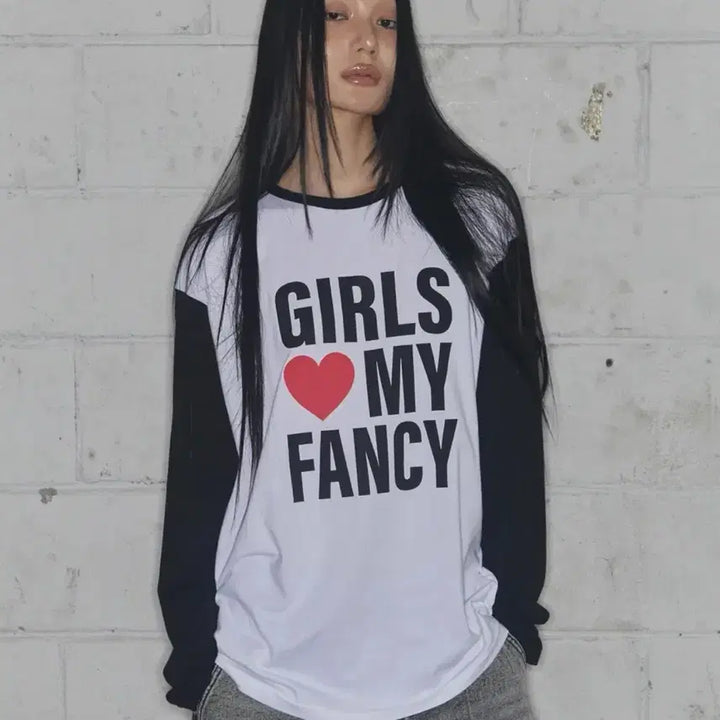 [BUNJANG] Fancy Club Long Sleeve T-shirt / 팬시클럽 롱슬리브