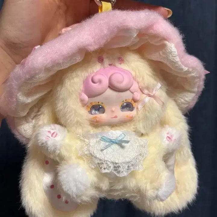 [BUNJANG] Witch Rabbit Yellow/Pink Plush Keychain / 마녀밤토끼 노랑 /핑크