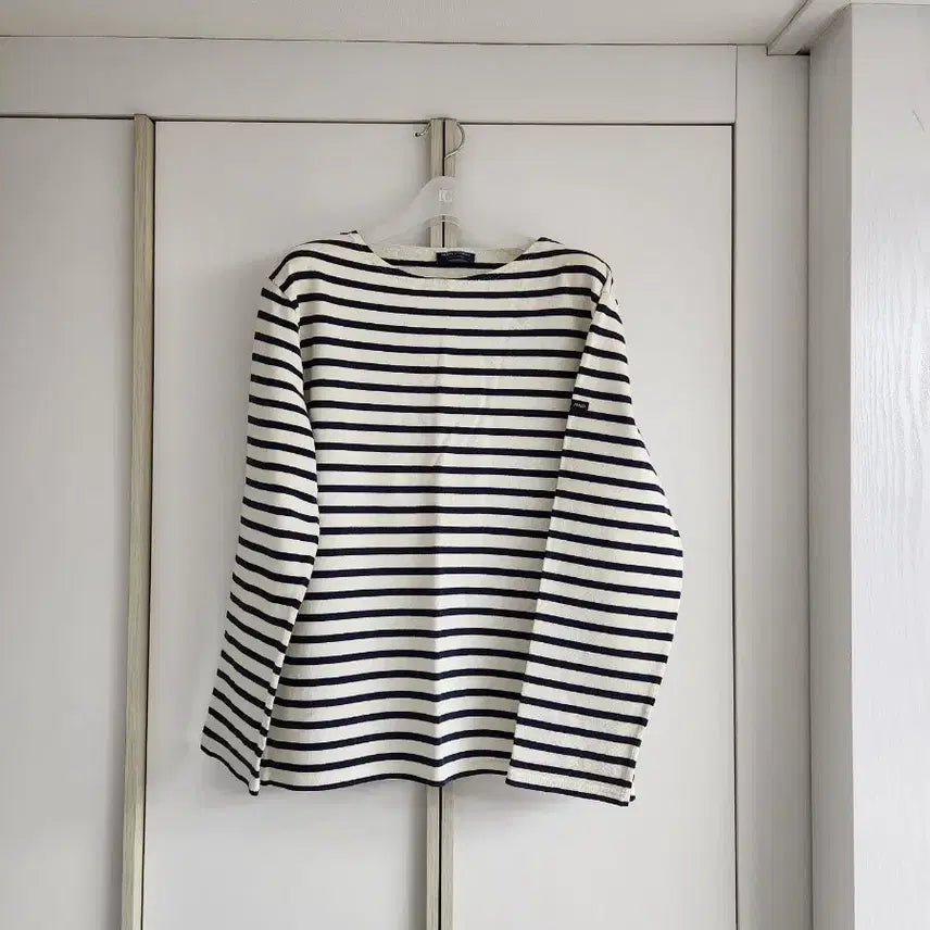 [BUNJANG] Saint James Striped Long Sleeve T-Shirt / 세인트제임스 스트라이프 긴팔 티셔츠
