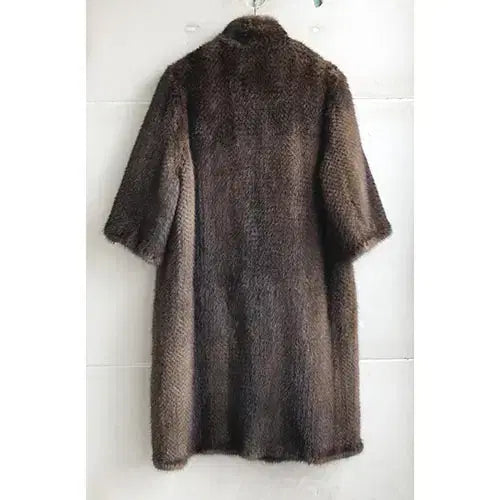 [BUNJANG] Dark Brown Natural Mink Jacket / 다크브라운 고급 밍크 국산자켓-66/새거수준