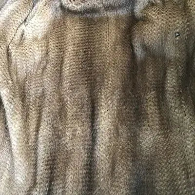 [BUNJANG] Dark Brown Natural Mink Jacket / 다크브라운 고급 밍크 국산자켓-66/새거수준
