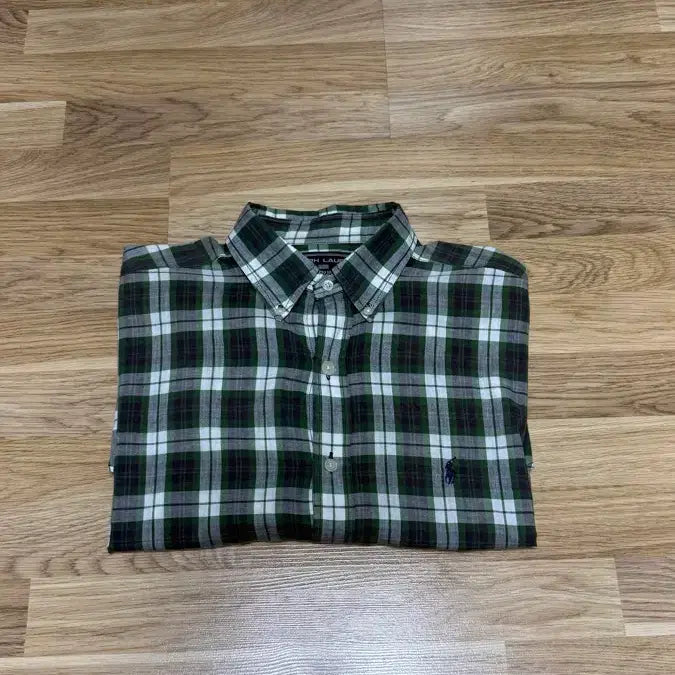 [BUNJANG] Polo Ralph Lauren Vintage Check Shirt Green L / [폴로 랄프 로렌] 폴로 빈티지 체크 셔츠 L