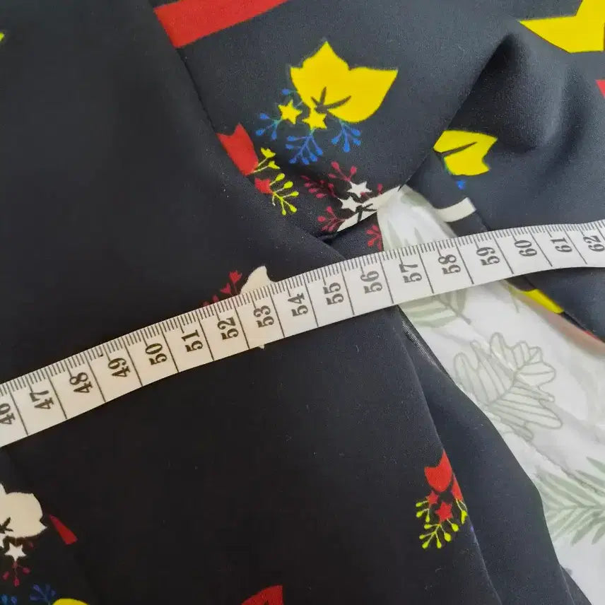 [BUNJANG] LUCKY CHOUETTE Black Pattern Long Dress / 럭키슈에뜨 블랙 패턴 롱  원피스