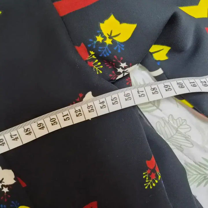 [BUNJANG] LUCKY CHOUETTE Black Pattern Long Dress / 럭키슈에뜨 블랙 패턴 롱  원피스