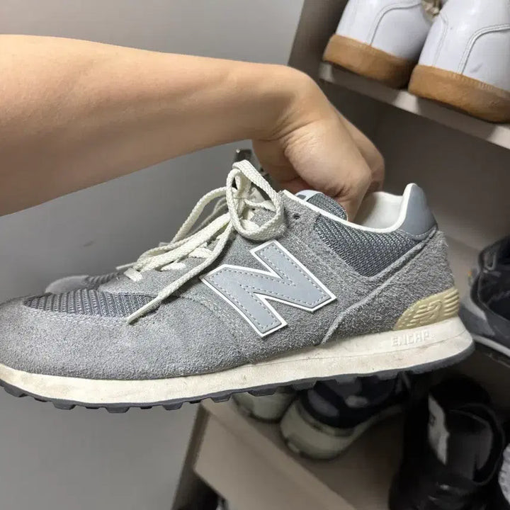 [BUNJANG] New Balance 574 Pottery Collaboration Sneakers (Size 290) / 뉴발란스 574 그레이 포터리콜라보 290