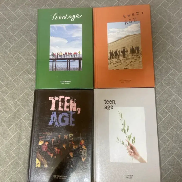 [BUNJANG] Seventeen TEEN AGE Bundle Set (4 Versions) / 세븐틴 틴에이지 TEEN AGE 앨범 (4종일괄)