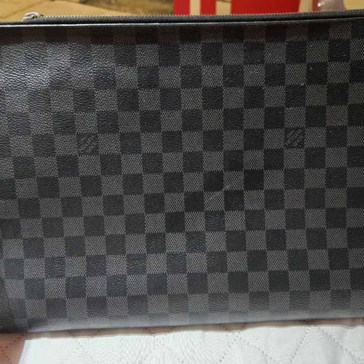 [BUNJANG] Louis Vuitton Damier Pochette Jour GM Clutch / 루이비통 다미에 포쉐트주르 gm 클러치