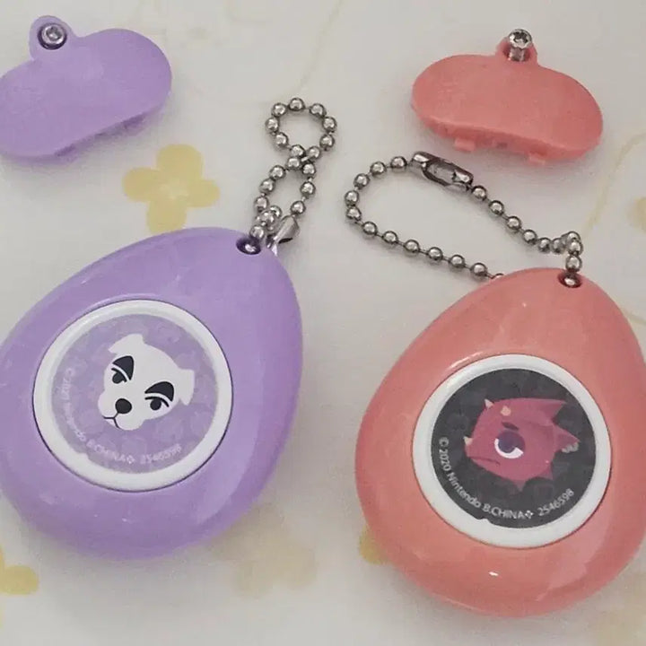 [BUNJANG] Animal Crossing Sound Egg Voice Keychain Clicker / (급처) 동물의숲 사운드에그 클리커 보이스 사운드드롭 동숲가챠 고전 키링