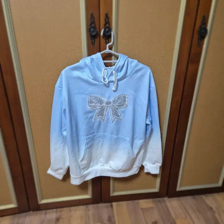 [BUNJANG] Ribbon Gradient Hoodie / 블링블링 리본 그라데이션 후드티