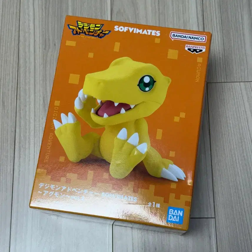 [BUNJANG] Bandai Digimon Adventure Softbi Mate Agumon Figure / 반다이 디지몬 어드벤처 소프비메이트 아구몬 피규어