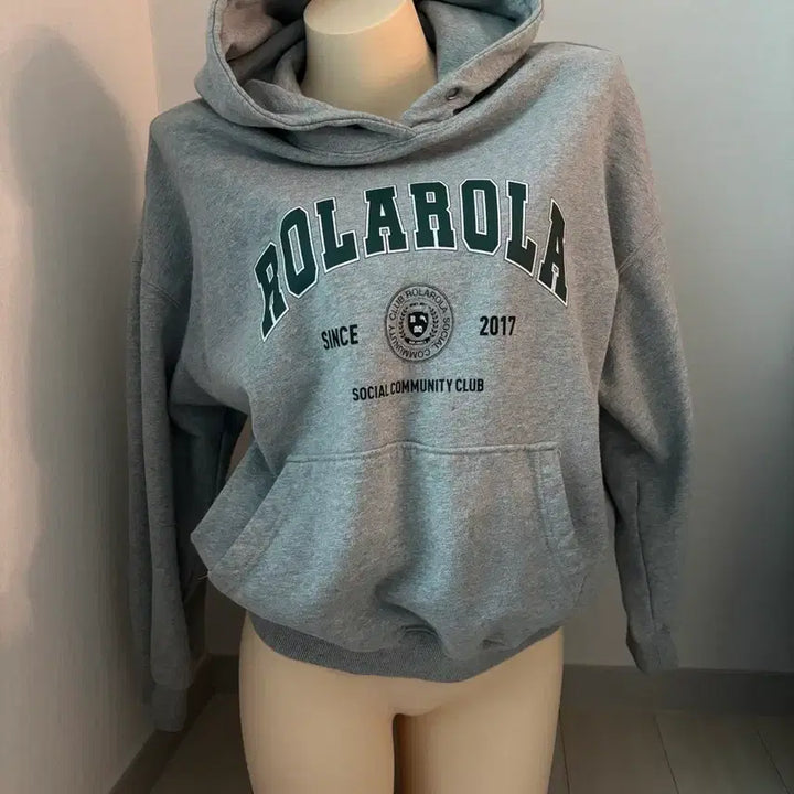 [BUNJANG] Rolarola Grey Hoodie / rolarola 로라로라 회색 후드티