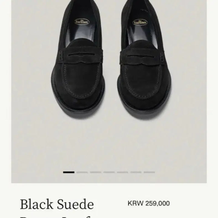 [BUNJANG] Thebarnet Black Suede Loafers Size 225 / 더바넷 블랙 스웨이드 로퍼 사이즈 225