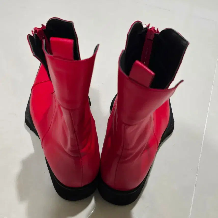 [BUNJANG] Negative Three Limited Edition Red Boots / 네거티브쓰리 한정판 레드 부츠