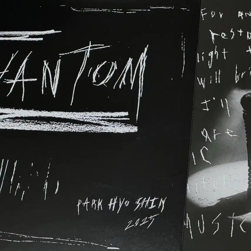 [BUNJANG] Park Hyo Shin Musical Phantom LP Photobook / 박효신 뮤지컬 팬텀 LP 포토북