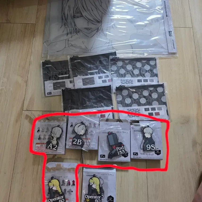 [BUNJANG] NieR: Automata Ichiban Kuji Goods Strap / 니어 오토마타 캐릭터 굿즈 스트랩 제일복권 이치방 쿠지