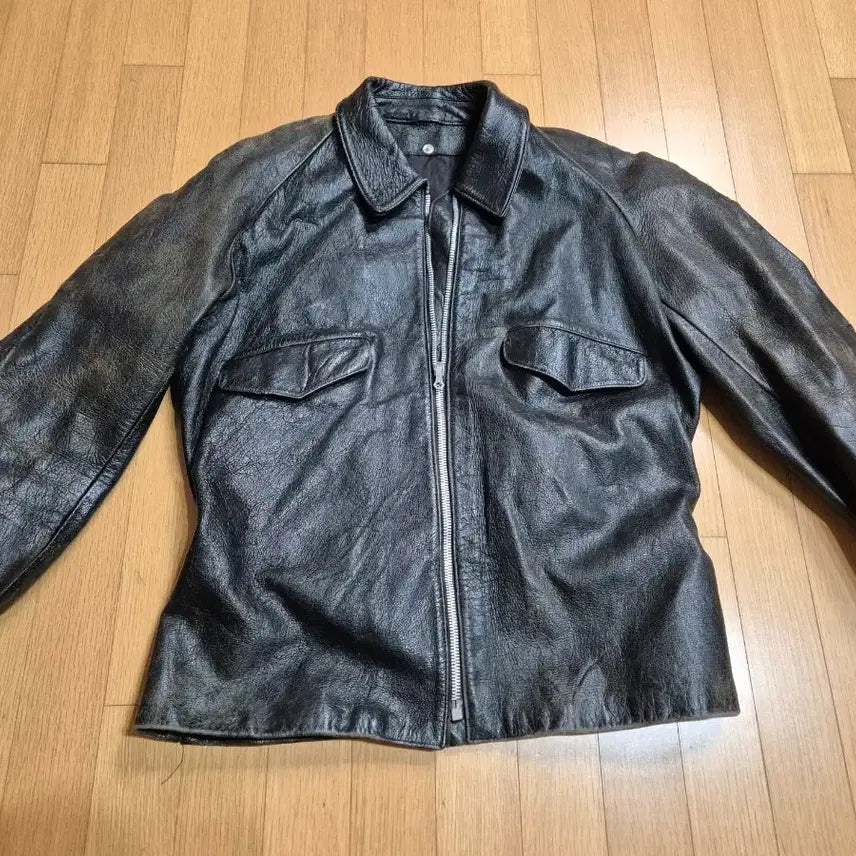 [BUNJANG] Vintage Leather Jacket / 빈티지 가죽 자켓