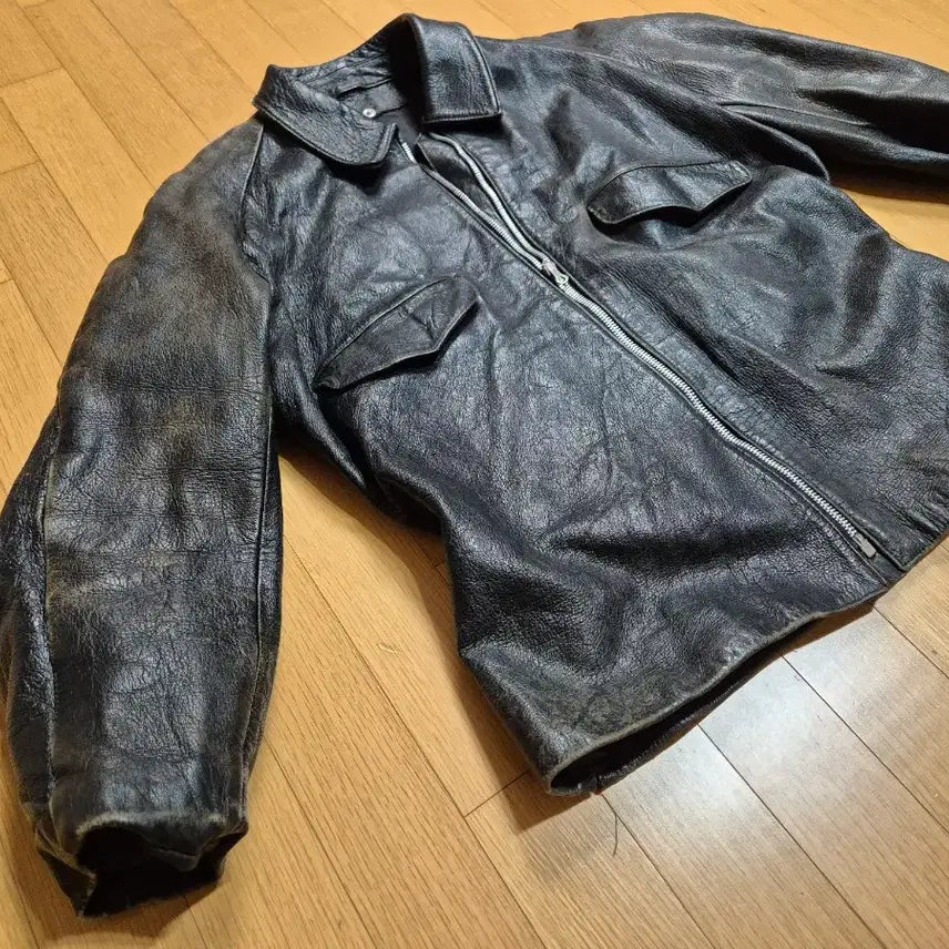 [BUNJANG] Vintage Leather Jacket / 빈티지 가죽 자켓