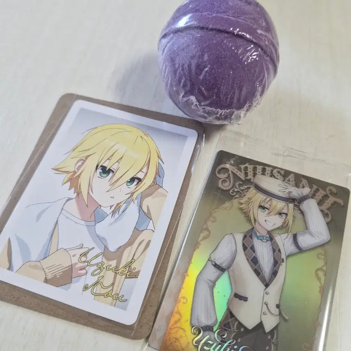 [BUNJANG] Uzuki Kou Nijisanji Bath Bomb &amp; Nijihasu Bundle Set / 니지산지 우즈키 코우 배쓰밤&amp;니지웨하스 일괄