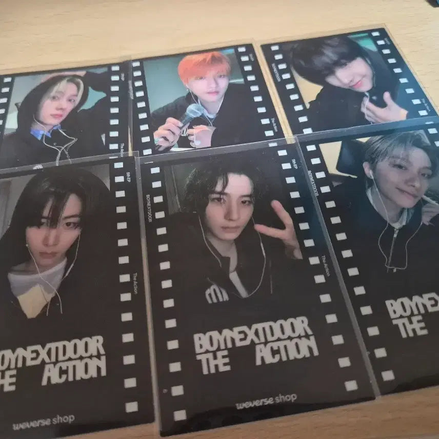 [BUNJANG] BOYNEXTDOOR Hollywood Action Weverse POB Bundle Set Photocard / 보넥도 할리우드액션 위버스 특전 포카 일괄