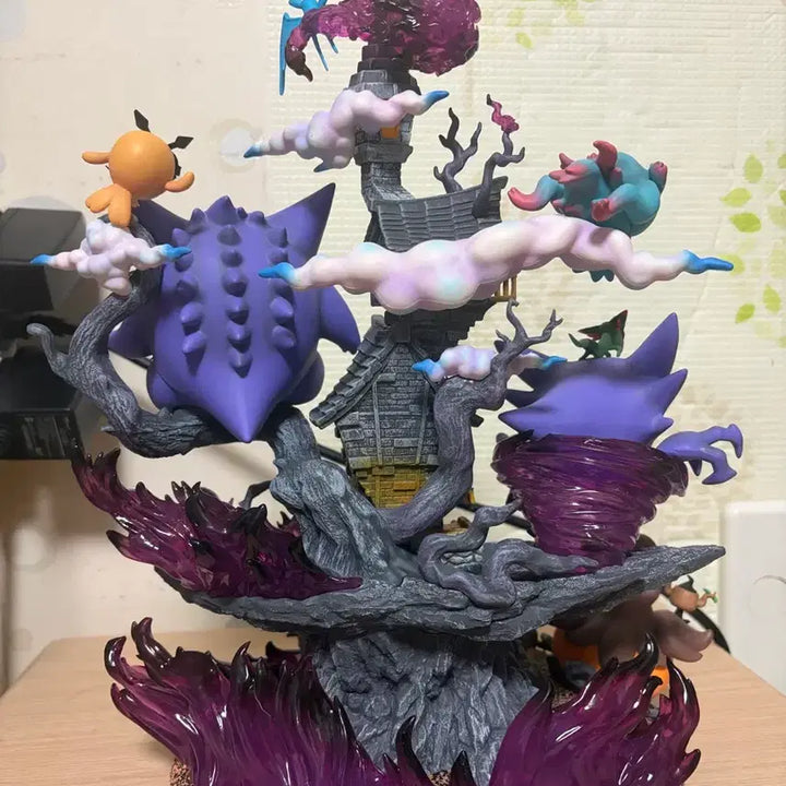 [BUNJANG] Pokemon Gengar Ghost House Diorama Figure / 포켓몬스터 팬텀 고스트 하우스 디오라마 피규어
