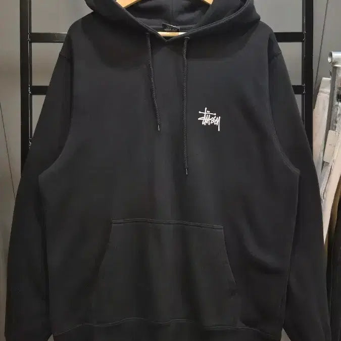 [BUNJANG] Stussy Basic Logo Hoodie Black L / [L] 스투시 베이직 로고 후드티 검정 7.9