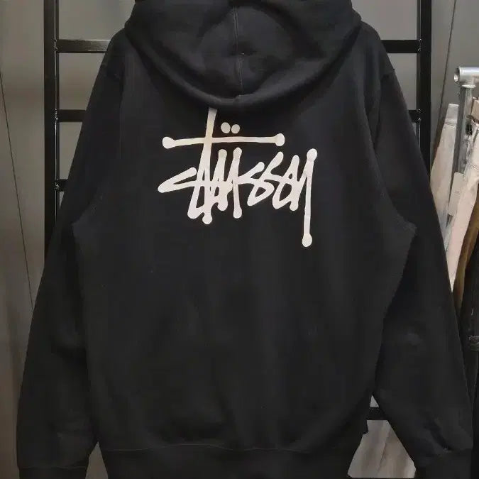 [BUNJANG] Stussy Basic Logo Hoodie Black L / [L] 스투시 베이직 로고 후드티 검정 7.9