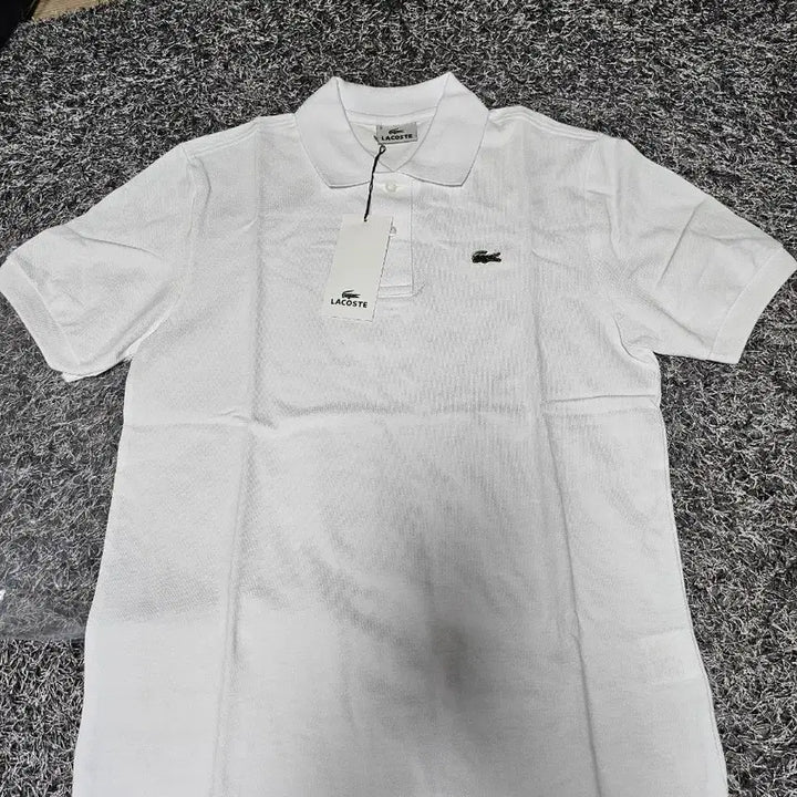 [BUNJANG] Lacoste PK White Short Sleeve Polo T-Shirt / 라코스테 PK 화이트 반팔 카라티