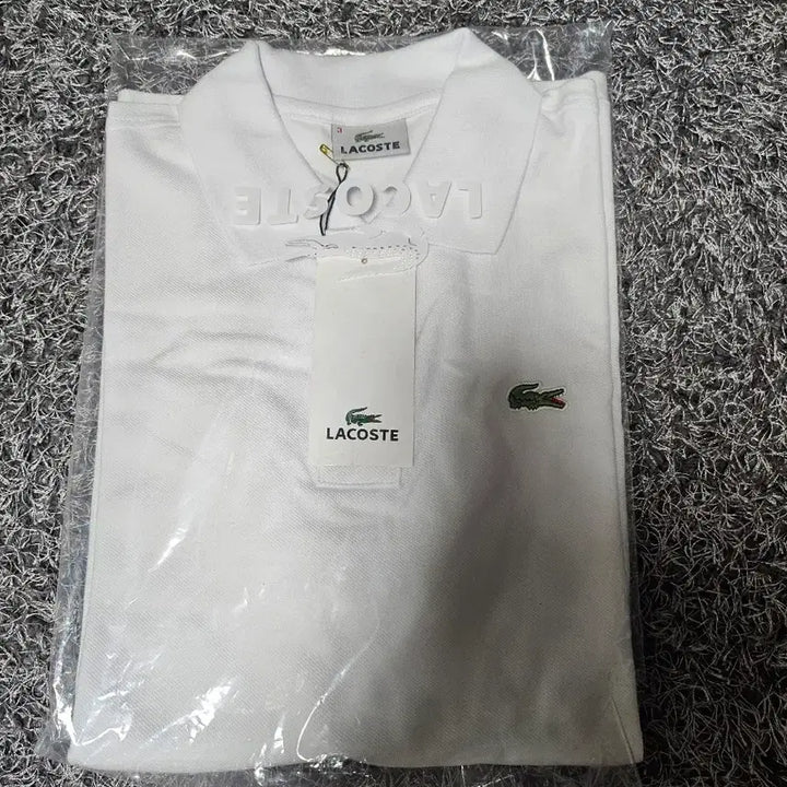 [BUNJANG] Lacoste PK White Short Sleeve Polo T-Shirt / 라코스테 PK 화이트 반팔 카라티