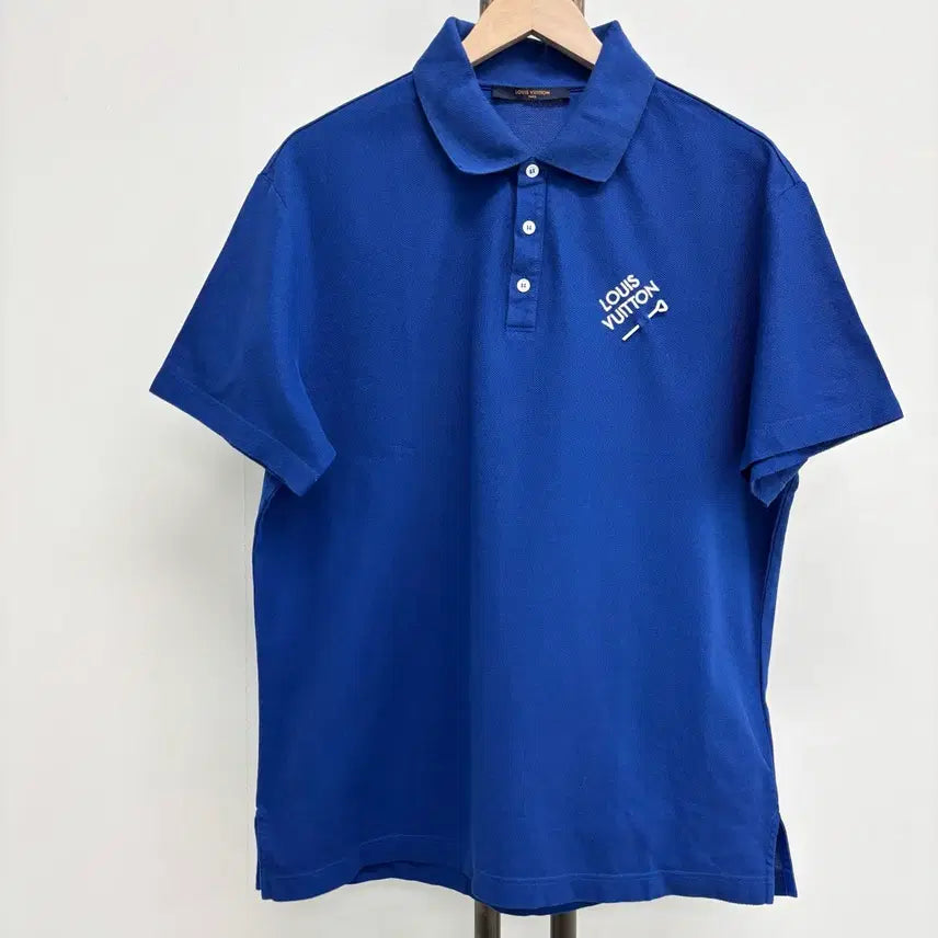 [BUNJANG] Louis Vuitton LV Logo Polo T-Shirt / [L]루이비통 LV로고 pk 카라티