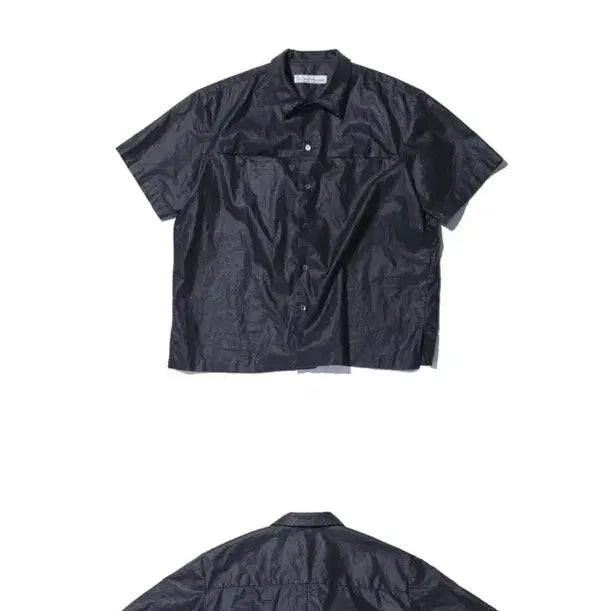 [BUNJANG] Lcbx Waxed Linen Shirt Black Size 1 / Lcbx Waxed Linen Shirts Black