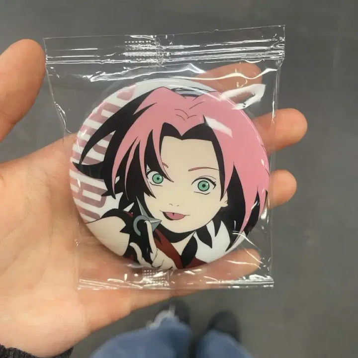 [BUNJANG] Naruto Haruno Sakura Can Badge / 나루토 하루노 사쿠라 캔뱃지