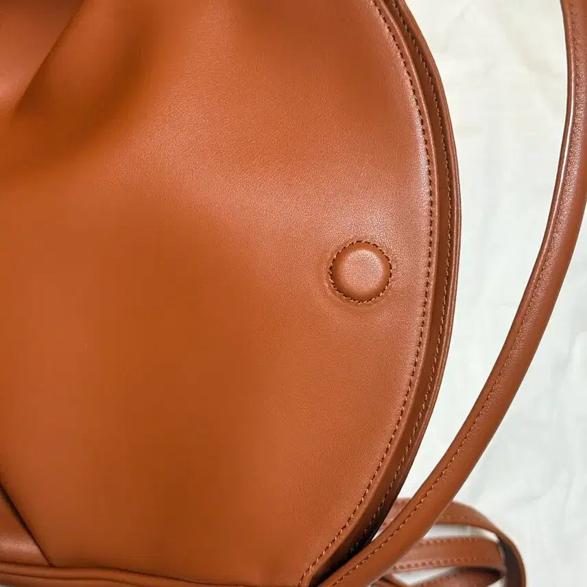 [BUNJANG] Hoze Glow Shoulder Bag Brown Leather / Hoze 호제 글로우 브라운 가방