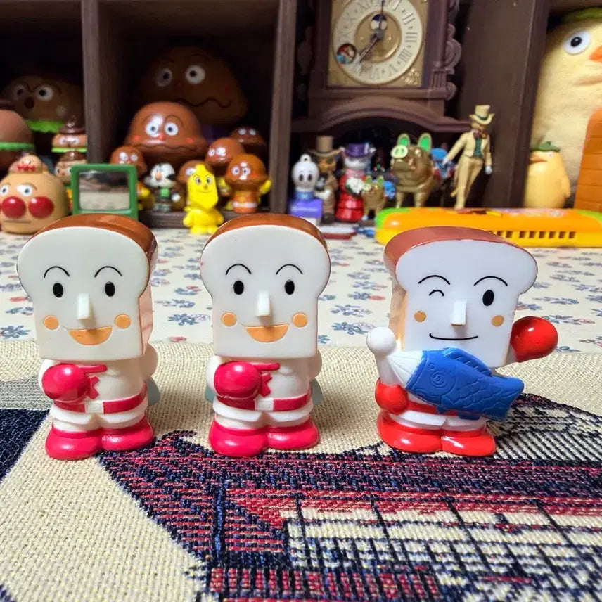[BUNJANG] Anpanman Shokupanman Finger Puppet Figure / 호빵맨 식빵맨 손가락 피규어