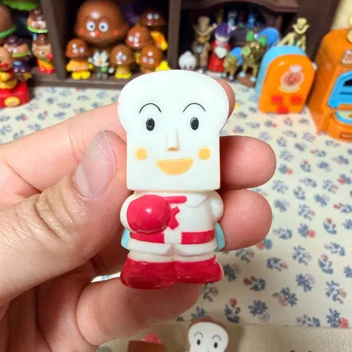 [BUNJANG] Anpanman Shokupanman Finger Puppet Figure / 호빵맨 식빵맨 손가락 피규어