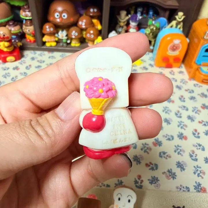 [BUNJANG] Anpanman Shokupanman Finger Puppet Figure / 호빵맨 식빵맨 손가락 피규어